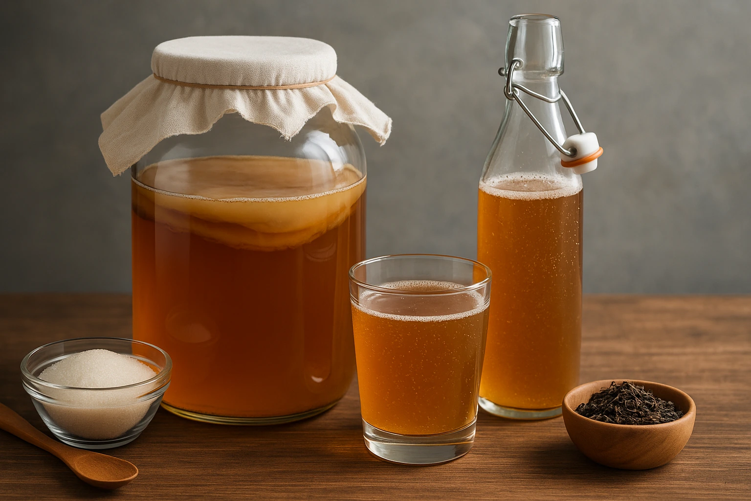 Kombucha : la recette maison et tous les secrets d’un breuvage vivant