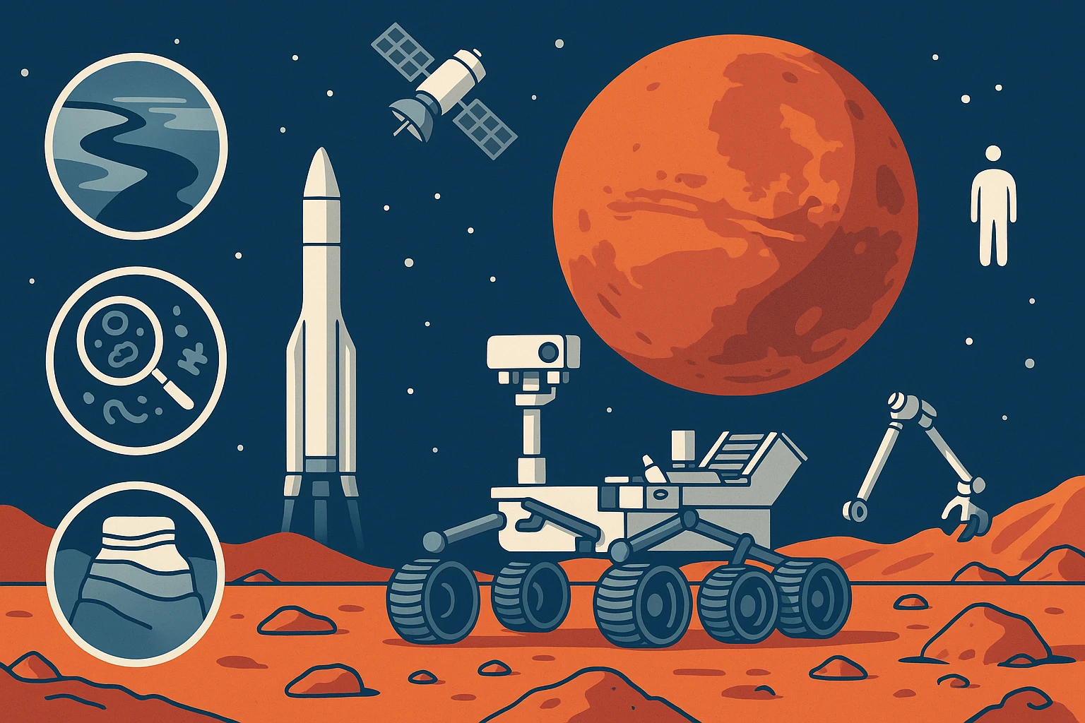 Les missions vers Mars : que cherche-t-on vraiment ?