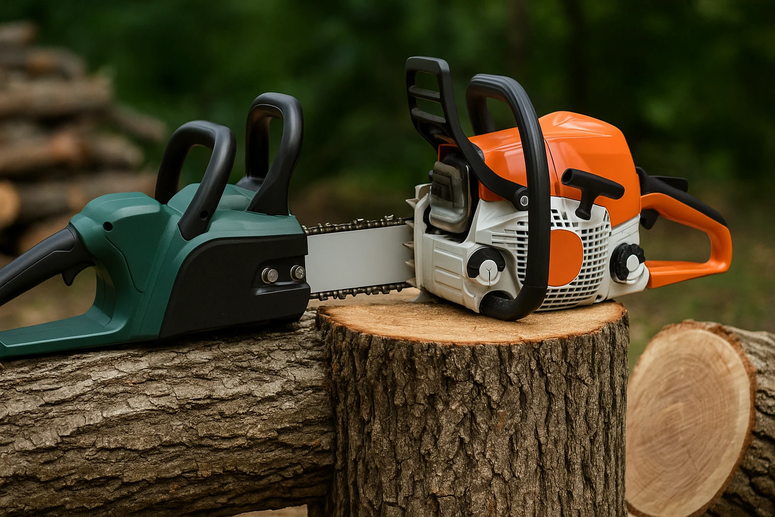 Tronçonneuse électrique à batterie ou thermique : quel choix pour vos travaux ?