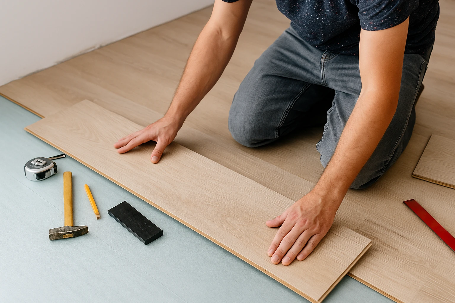 Poser un parquet stratifié : étapes, outils et erreurs à éviter