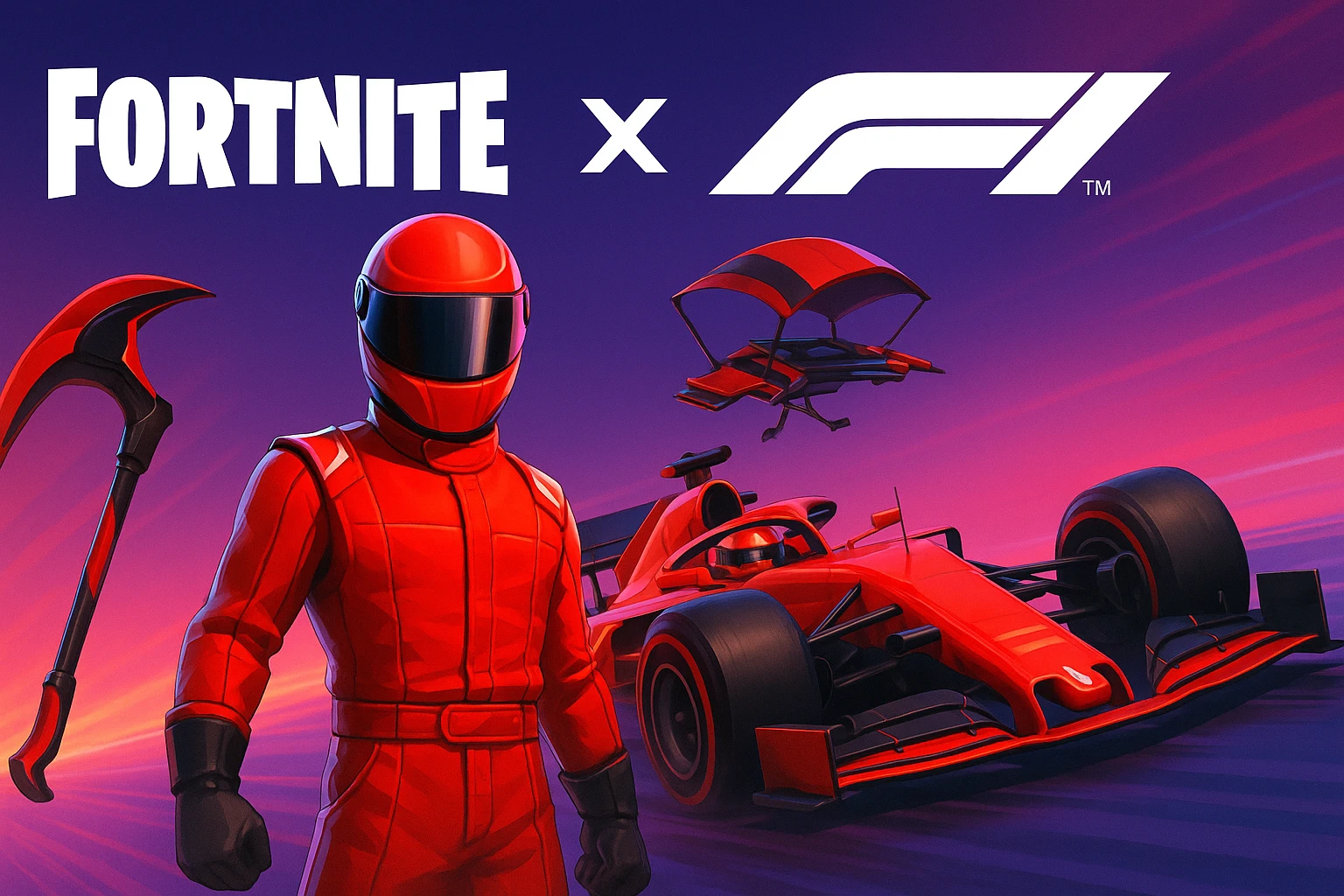 Fortnite x Formula 1 : un nouveau crossover qui met le turbo